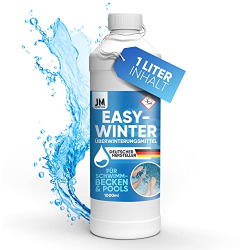 *NEU* JM Expert Line EasyWinter I Profi Pool Wintermittel [1L] für 40m³ Poolwasser I Überwinterungsmittel für Pools ohne Ablassen I Wintermittel für Pool mit Polyprotect-Formel von Jungle Monkey