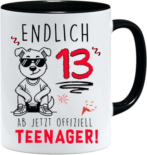 Geburtstag Kaffeetasse | Tasse mit Spruch | Kaffeetasse Geschenkideen für Frauen Freund Kollegen | Geschenk für 16 Jahre alt Teenager | Geburtstag für Sohn und Tochter (13) von Jungle Mug