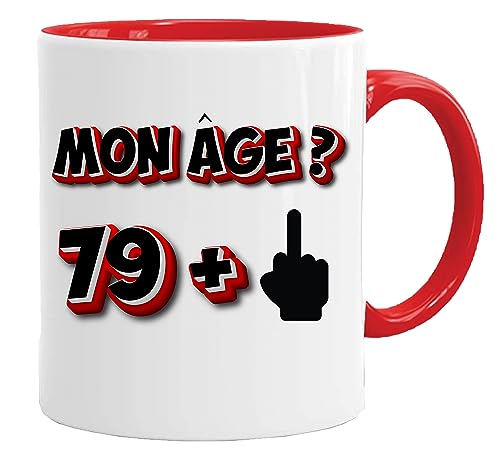 Jungle Mug Geburtstagsgeschenk 80. Geburtstag Lustig | Geburtstagsgeschenk für Ihn oder sie - Geburtstagsgeschenk | Grob Wohlstand | Geschenktasse | Mann Frau Humor Original (80) von Jungle Mug