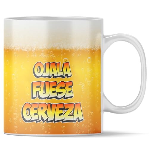 Jungle Mug Lustige Bierbecher | Ich wünschte, es wäre Bier | Becher mit Biereffekt | Originelle Geschenke für Damen und Herren | Lustige Geschenke von Jungle Mug