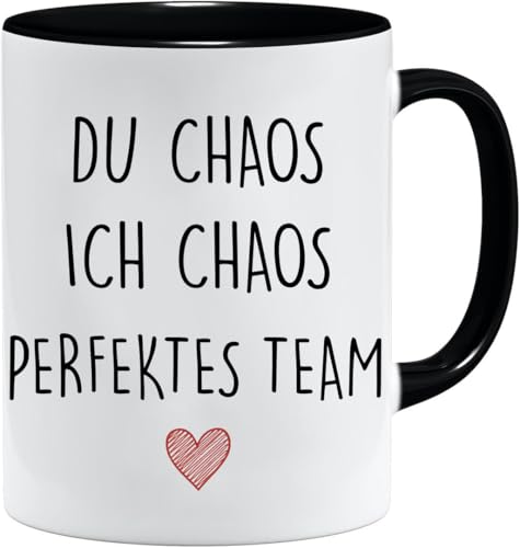 Jungle Mug | geschenke für frauen | du chaos ich chaos perfektes team tasse für beste freundin schwester oder kollegin von Jungle Mug