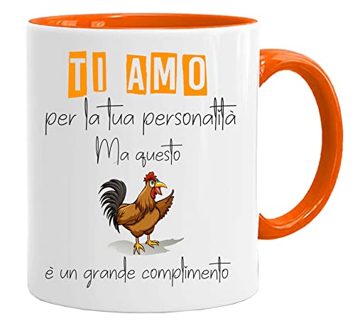 Valentinstagstasse/Ich liebe dich für deine Persönlichkeit - Tasse/Becher originelle Geschenkidee zum Geburtstag/Tasse mit Spruch und lustigem Design von Jungle Mug