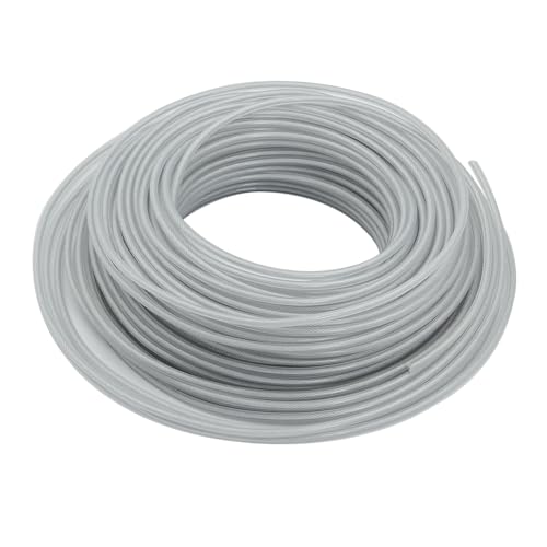 Junhui Stahldraht Mähfaden Trimmerfaden 3,0 mm x 30 Meter, Mähfaden mit Metallkern Φ 3mm Freischneider Schnur Rasentrimmer Ersatzschnur von Junhui