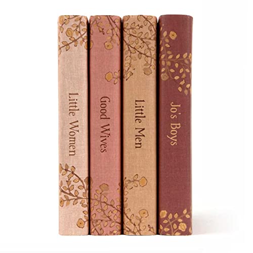 Juniper Books Little Women Book Set | Vierbändiges Hardcover-Buch-Set mit maßgeschneiderten Schutzumschlägen | Autor Louisa May Alcott von Juniper Books