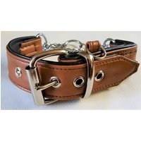 Tan Braun Auf Schwarz Leder Martingale Hundehalsband Mit Id-Tag Schlaufe Tan Braun Auf Schwarz Leder Martingale Hundehalsband Mit Id-Tag Schlaufe von JunipersLeatherCraft
