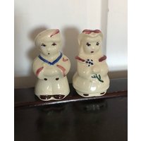 Vtg 40Er Jahre Shahnee Sailor Und Seine Freundin Salz Pfeffer Streuer von JunkQueenJellyBean