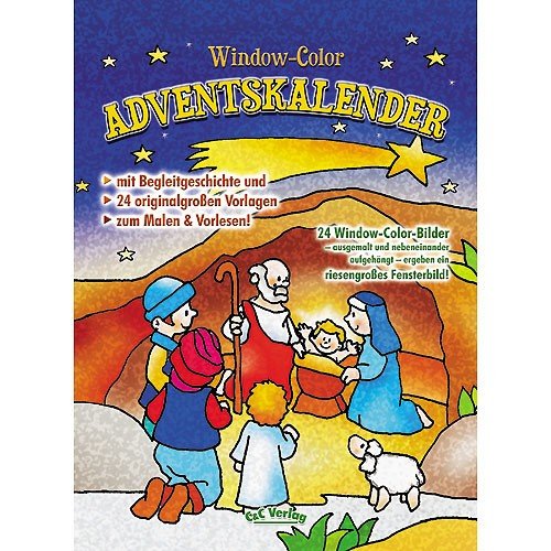 Junker Verlag Window-Color Adventskalender: DREI Könige auf dem Weg zur Krippe von Junker Verlag