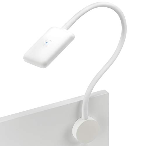 Junker Lighting LED Leseleuchte FIORE Schwanenhalsleuchte mit flexiblem Leuchtenarm und Touchsensor 12 V Caravanleuchte Bettleuchte ohne Trafo von Junker