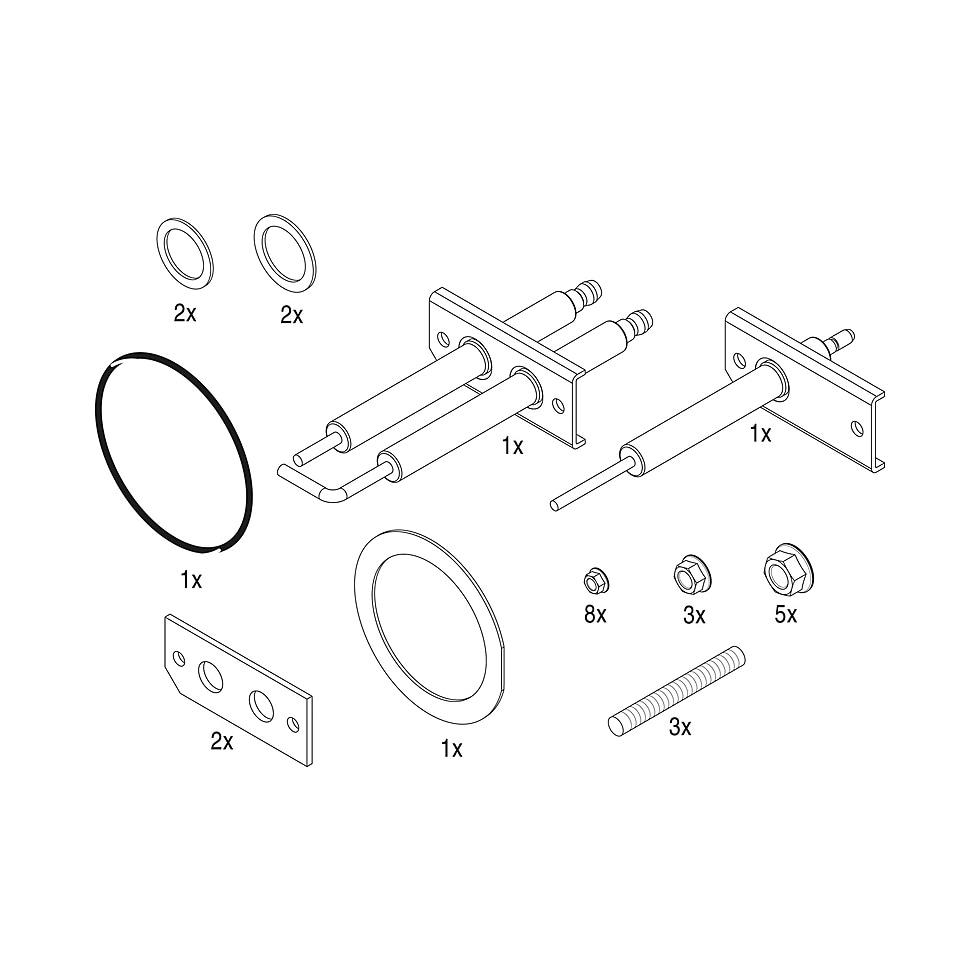 BOSCH Ersatzteil TTNR 8738805303 Service Set KB372 / Condens 7000F everp 8738805303 von Junkers