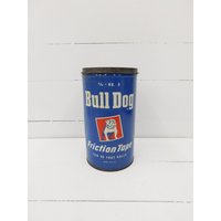 Vintage Bull Dog Reibband Dose - Werbedose Sammlerdose Bauernhaus von JunketteLove