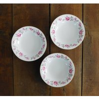 Vintage Nippon Toki Kaisha Pink Rosen Suppenschüsseln, 3Er Set Schüsseln, Cottage, Rosa - Geschenk Vintage Nippon Toki Kaisha Pink Rosen Suppenschüsseln, 3Er Set Schüsseln, Cottage, Rosa - Geschenk von JunketteLove
