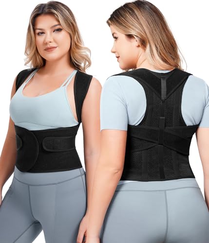 Junlan Haltungskorrektur Rücken Damen und Herren, Rücken Geradehalter, Back Posture Corrector, Verstellbar Rückentrainer Schultergurt, Back Straightener für Linderung Rückenschmerzen Junlan Haltungskorrektur Rücken Damen und Herren, Rücken Geradehalter, Back Posture Corrector, Verstellbar Rückentrainer Schultergurt, Back Straightener für Linderung Rückenschmerzen von Junlan