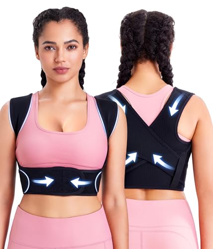 Junlan Rücken Geradehalter Haltungskorrektur Rücken Damen und Herren, Verstellbare Back Posture Corrector, Haltungstrainer für Rückenstütze und Rückenschmerzen Lindern Junlan Rücken Geradehalter Haltungskorrektur Rücken Damen und Herren, Verstellbare Back Posture Corrector, Haltungstrainer für Rückenstütze und Rückenschmerzen Lindern von Junlan