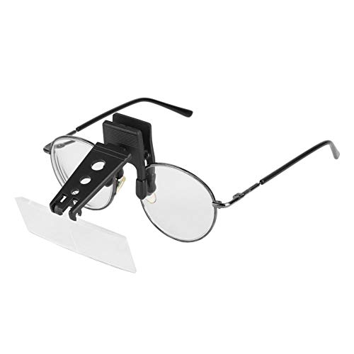 Aufstecklupe mit Kunststoffgehäuse Leseglas, Lupe, Lupe, für Brillen für die Schönheit von Junluck