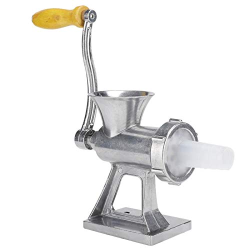 Manuelle Schleifmaschine | Handkurbel Fleischwolf | Haushaltsküche Fleisch Gemüse Pfeffer Hackfleisch Metall Rotary Meat Grinder Slicer Wurst Stuffer für Restaurants/Metzgereien/Home(Fleischwolf) von Junlucki
