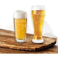 Weizenbierglas, Willibecher Mit Gravur | Personalisiertes Bierglas Für Den Papa Geschenkidee Vatertag von Junolie