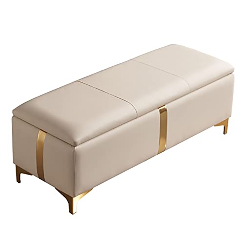 Junpllvic Fußhocker, Aufbewahrungshocker, Fenstersitz, gepolsterte Bank, rechteckiger Schuhwechselhocker, Couchtisch, Bettbank für den Eingang im Wohnzimmer, Schlafzimmer Junpllvic Fußhocker, Aufbewahrungshocker, Fenstersitz, gepolsterte Bank, rechteckiger Schuhwechselhocker, Couchtisch, Bettbank für den Eingang im Wohnzimmer, Schlafzimmer von Junpllvic
