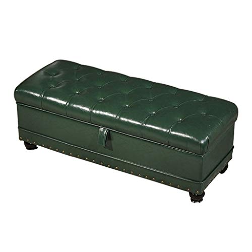 Junpllvic Leder-Aufbewahrungsbänke für den Flur, Holz-Fußhocker, Schrank, Schuhsitz, PU-gepolsterte Bank, Sitzpuff, Stuhl für Eingangsbereich, Wohnzimmer, Schlafzimmer, Bett-Endhocker (grau, 120 x 45 Junpllvic Leder-Aufbewahrungsbänke für den Flur, Holz-Fußhocker, Schrank, Schuhsitz, PU-gepolsterte Bank, Sitzpuff, Stuhl für Eingangsbereich, Wohnzimmer, Schlafzimmer, Bett-Endhocker (grau, 120 x 45 von Junpllvic