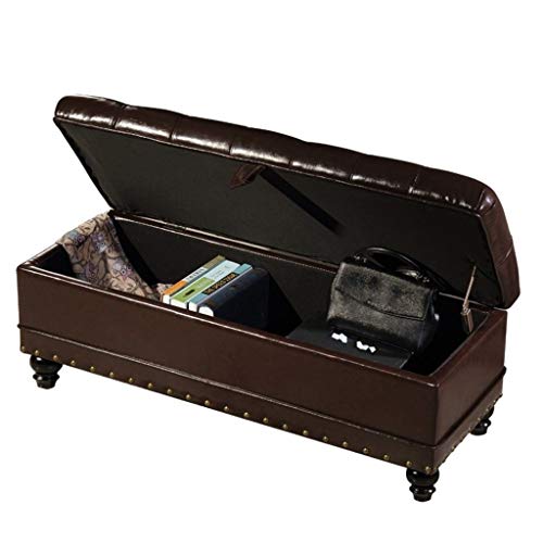 Junpllvic Leder-Aufbewahrungsbänke für den Flur, Holz-Fußhocker, Schrank, Schuhsitz, PU-gepolsterte Bank, Sitzpuff, Stuhl für Eingangsbereich, Wohnzimmer, Schlafzimmer, Bett-Endhocker (grau, 120 x 45 Junpllvic Leder-Aufbewahrungsbänke für den Flur, Holz-Fußhocker, Schrank, Schuhsitz, PU-gepolsterte Bank, Sitzpuff, Stuhl für Eingangsbereich, Wohnzimmer, Schlafzimmer, Bett-Endhocker (grau, 120 x 45 von Junpllvic