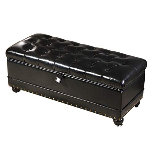 Junpllvic Leder-Aufbewahrungsbänke für den Flur, Holz-Fußhocker, Schrank, Schuhsitz, PU-gepolsterte Bank, Sitzpuff, Stuhl für Eingangsbereich, Wohnzimmer, Schlafzimmer, Bett-Endhocker (grau, 120 x 45 Junpllvic Leder-Aufbewahrungsbänke für den Flur, Holz-Fußhocker, Schrank, Schuhsitz, PU-gepolsterte Bank, Sitzpuff, Stuhl für Eingangsbereich, Wohnzimmer, Schlafzimmer, Bett-Endhocker (grau, 120 x 45 von Junpllvic