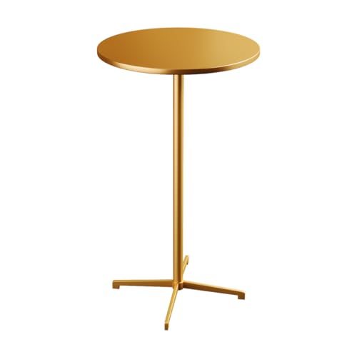 Junpllvic Moderner Frühstücksbartisch aus Eisen, platzsparender kompakter Stehtisch für Pub, Bar, Esszimmer, Bistro, Café, Küche, Gold Junpllvic Moderner Frühstücksbartisch aus Eisen, platzsparender kompakter Stehtisch für Pub, Bar, Esszimmer, Bistro, Café, Küche, Gold von Junpllvic