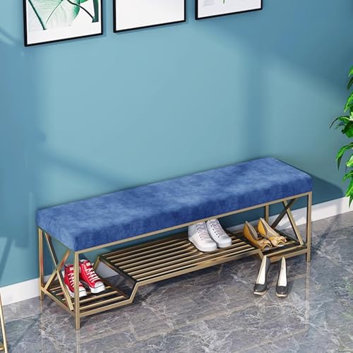 Junpllvic Modernes Schuhregal für den Eingangsbereich mit Sitzbank, Schuhaufbewahrungsbank für den Innenbereich, Flurdekorationsregal mit Polsterung, für Flur, Wohnzimmer, Schlafzimmer und Veranda. Junpllvic Modernes Schuhregal für den Eingangsbereich mit Sitzbank, Schuhaufbewahrungsbank für den Innenbereich, Flurdekorationsregal mit Polsterung, für Flur, Wohnzimmer, Schlafzimmer und Veranda. von Junpllvic
