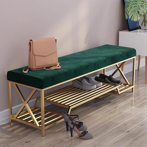 Junpllvic Modernes Schuhregal für den Eingangsbereich mit Sitzbank, Schuhaufbewahrungsbank für den Innenbereich, Flurdekorationsregal mit Polsterung, für Flur, Wohnzimmer, Schlafzimmer und Veranda. Junpllvic Modernes Schuhregal für den Eingangsbereich mit Sitzbank, Schuhaufbewahrungsbank für den Innenbereich, Flurdekorationsregal mit Polsterung, für Flur, Wohnzimmer, Schlafzimmer und Veranda. von Junpllvic