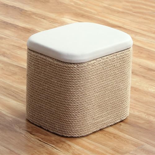 Pouf-Ottomane mit Stauraumbank – gepolsterter Sitz, klappbarer Fußhocker mit Deckel, ideale Fußstütze für Eingangsbereich, Wohnzimmer, Küche, Schlafzimmer, Flur – vielseitiges Akzentmöbelstü Pouf-Ottomane mit Stauraumbank – gepolsterter Sitz, klappbarer Fußhocker mit Deckel, ideale Fußstütze für Eingangsbereich, Wohnzimmer, Küche, Schlafzimmer, Flur – vielseitiges Akzentmöbelstü von Junpllvic