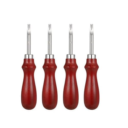 Junterone Das Handgenähte Leder-Handwerkspaket Eignet Sich für DIY-Handwerks-Leder-4-Teiliges Werkzeugset-Kit-Teile von Junterone