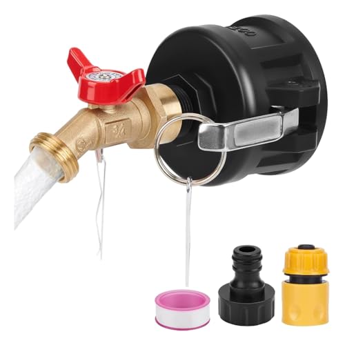 Junterone IBC Tote-Tank-Adapter 2" Cam-Lock für 275-330-Gallonen IBC-Tote-Tank IBC-Tote zu Gartenschlauch-Adapter von Junterone