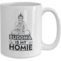 Buddha Is My Homie Kaffeebecher von JuntoTees