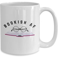 Bücherwurm Af Buchclub Geschenk Bibliothekar Kaffeebecher von JuntoTees