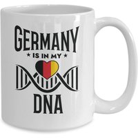 Germany in My Dna Native German Ancestry Love Germany Kaffeebecher von JuntoTees