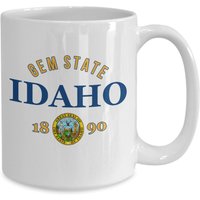Idaho Pride Flag Native Home Idahoer Gem State Kaffeetasse von JuntoTees