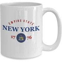 New York State Pride Flagge Eingeborene Yorker Kaffeetasse von JuntoTees