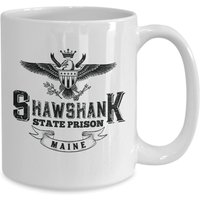 Shawshank Staatsgefängnis Maine Kaffeebecher von JuntoTees