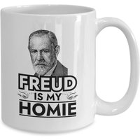 Sigmund Freud Is My Homie Kaffeebecher von JuntoTees