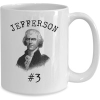 Thomas Jefferson Kaffeebecher von JuntoTees