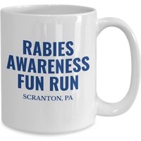 Tollwutbewusstsein Fun Run Unterstützt Die Tollwütige Scranton Kaffeetasse von JuntoTees