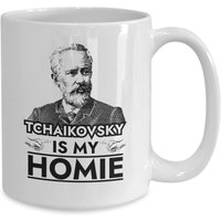 Tschaikowsky Ist Mein Homie Klassiker Komponist Kaffeebecher von JuntoTees