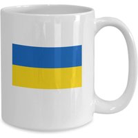 Ukraine Flagge Kaffeebecher von JuntoTees