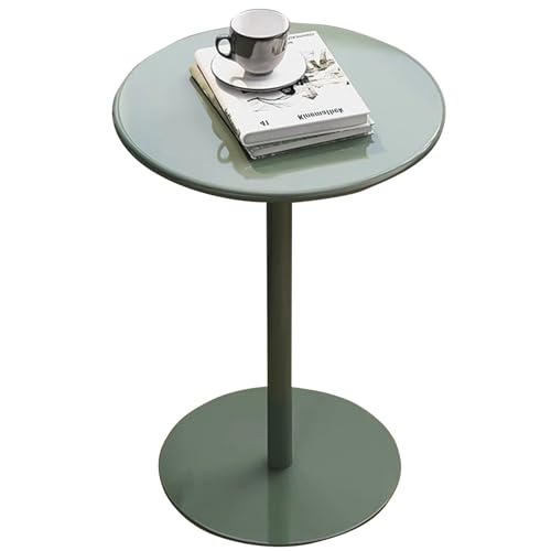 Junvstor Kaffee-/Getränketisch, Bistro-Kneipentisch, runder Tisch, Bartisch in Thekenhöhe, Cocktailtisch, Metall-ESS-/Küchenschreibtisch, Beistelltisch für drinnen und draußen, hohe Tische 60x60x1 von Junvstor