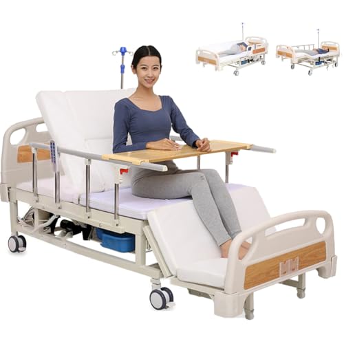 Juodkeo 10-Funktionen Voll-Elektrisches Medizin-Krankenhausbett für zu Hause - 5-Zoll verriegelbare Rollen, Motorsteuerung & Zentralverriegelungssystem, bis 250kg Last,Electric bed Juodkeo 10-Funktionen Voll-Elektrisches Medizin-Krankenhausbett für zu Hause - 5-Zoll verriegelbare Rollen, Motorsteuerung & Zentralverriegelungssystem, bis 250kg Last,Electric bed von Juodkeo
