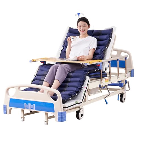 Juodkeo Premium-Krankenhaus-Medizinisches Bett für zu Hause - 10 Funktionen Voll-Elektro, 5-Zoll verriegelbare Rollen, Seitenneigung, bis 250kg Last,air mattress 2 Juodkeo Premium-Krankenhaus-Medizinisches Bett für zu Hause - 10 Funktionen Voll-Elektro, 5-Zoll verriegelbare Rollen, Seitenneigung, bis 250kg Last,air mattress 2 von Juodkeo