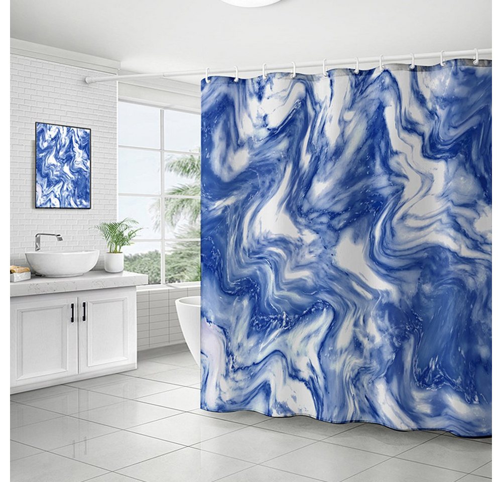 Juoungle Duschvorhang Marmor Duschvorhang, moderner Duschvorhang für Badezimmer Dekor von Juoungle