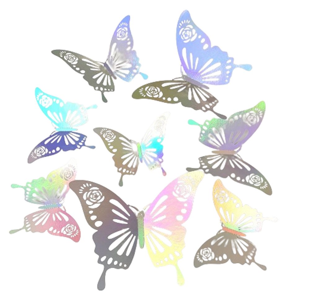 Juoungle Wandsticker Schmetterling Wandaufkleber Schmetterling Deko Schmetterling Aufkleber von Juoungle