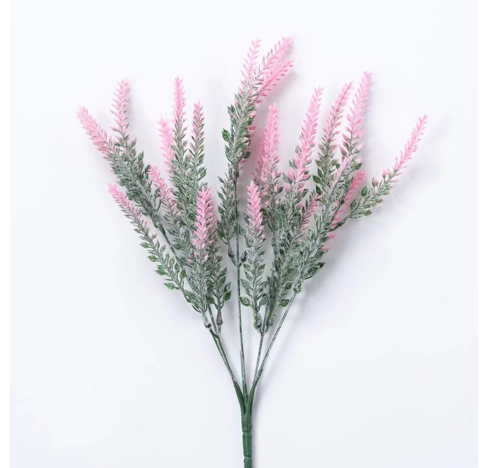 Kunstblumenstrauß 10 Stück künstliche Blumen Simulation Lavendel Lavendelstrauß Partys, Juoungle von Juoungle