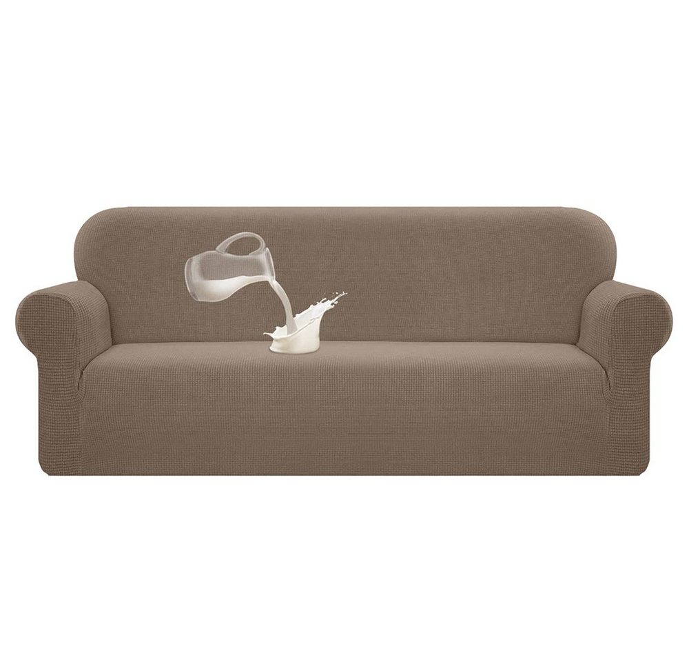Sofahusse Stretch Wasserdicht Sofabezug Jacquard Elastische Couchbezug, Juoungle von Juoungle