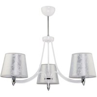 Deckenlampe ESMERALDA in Weiß Silber E27 Esstisch von Zaklad Wielobranzowy Export-Import-Jupiter