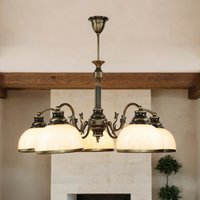 Deckenleuchte MARLOW Messing antik Ø70cm Esstisch von Jupiter